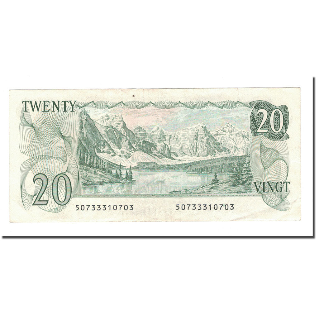 Banknot, Canada, 20 Dollars, 1979, KM:93b, EF(40-45)