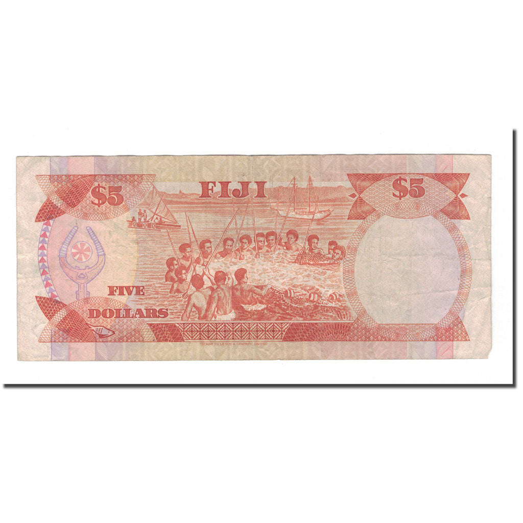 Banknote, Fiji, 5 Dollars, Undated (1986), KM:83a, VF(20-25)