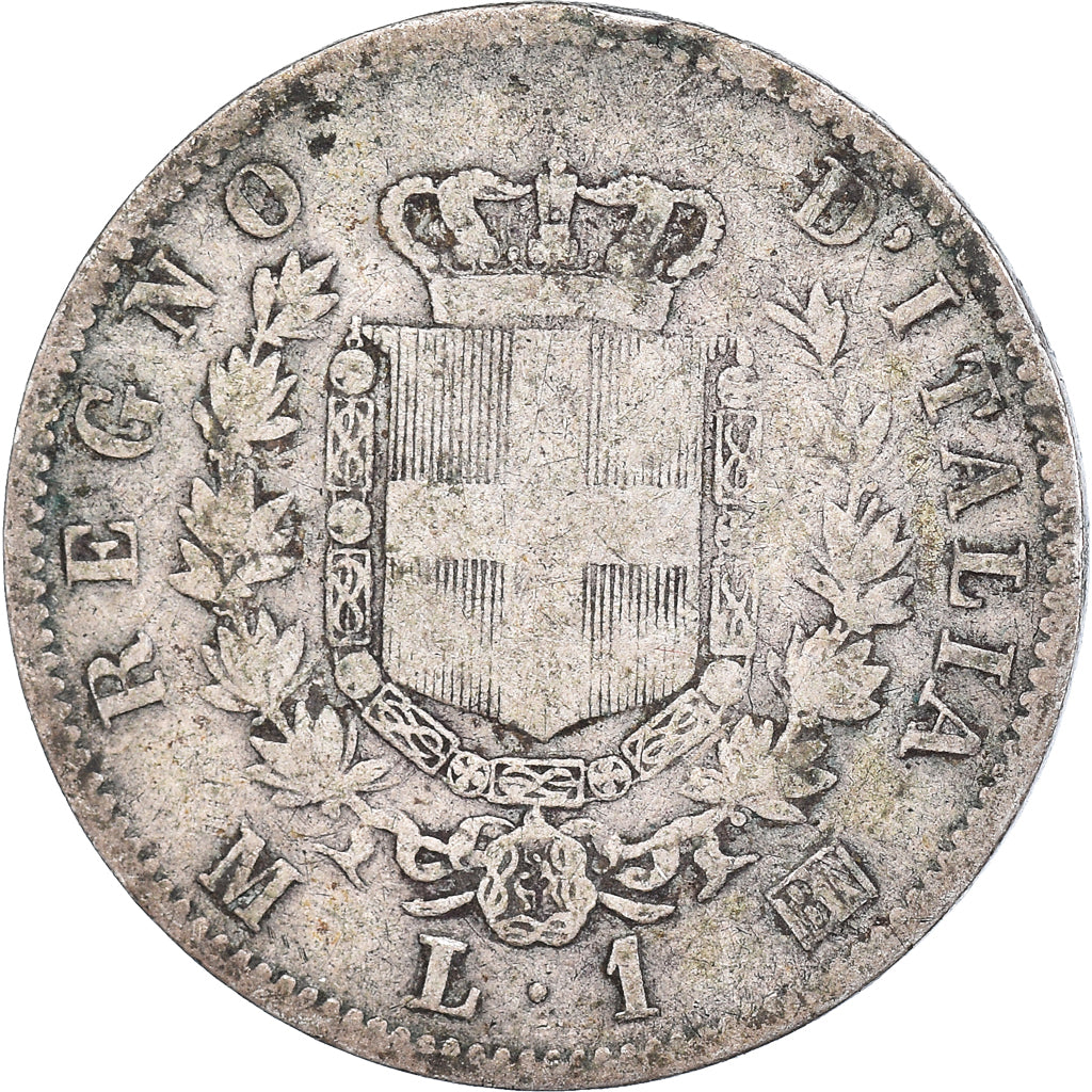 Coin, Italy, Lira, 1863