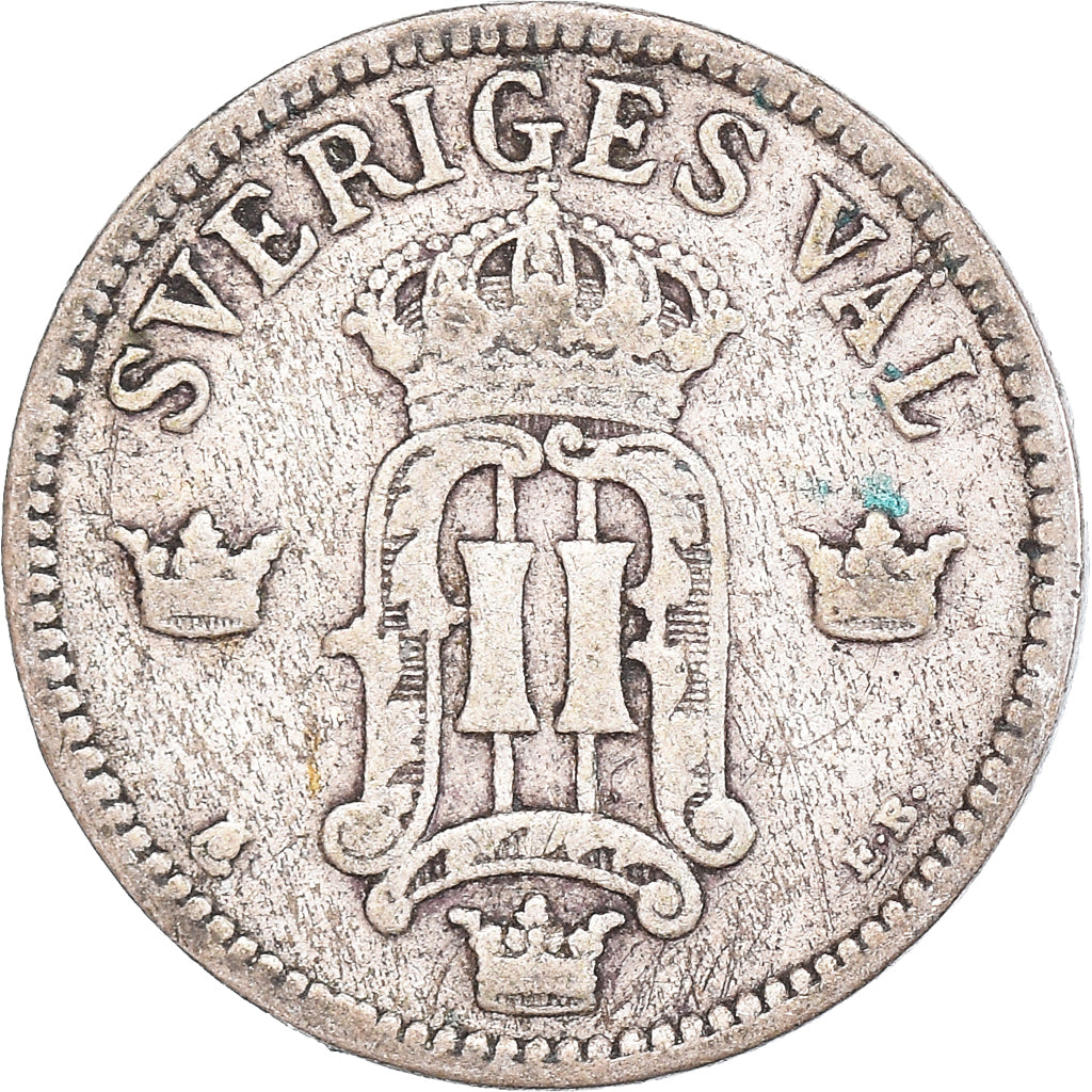 Moneta, Szwecja, 25 Öre, 1907