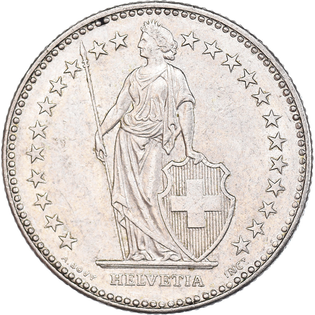 Moneta, Szwajcaria, 2 Francs, 1991