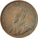 NEWFOUNDLAND, Large Cent, 1917, KM #16, EF(40-45), Bronze, 5.69