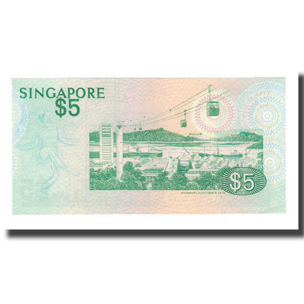 Banknote, Singapore, 5 Dollars, KM:10, AU(50-53)