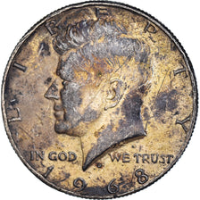 Münze, Vereinigte Staaten, Half Dollar, 1968
