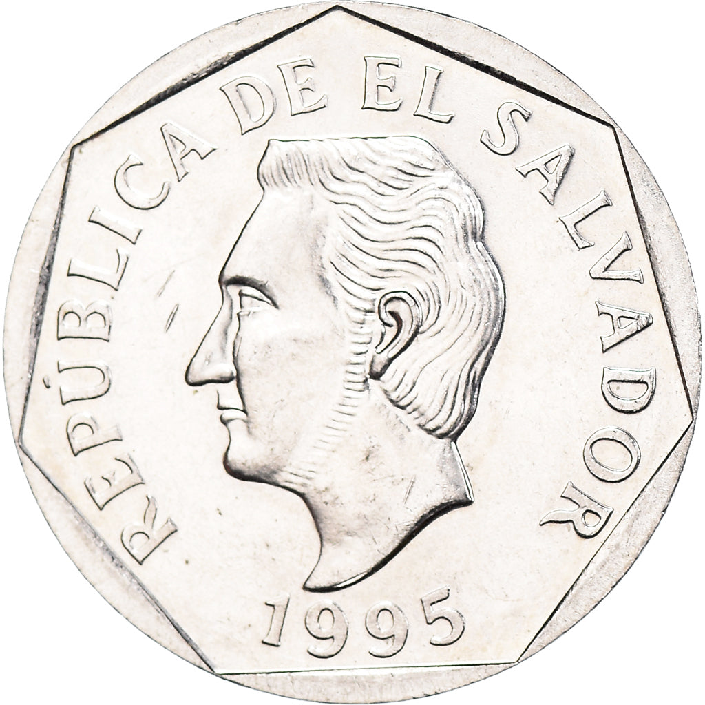 Monnaie, Salvador, 10 Centavos, 1995