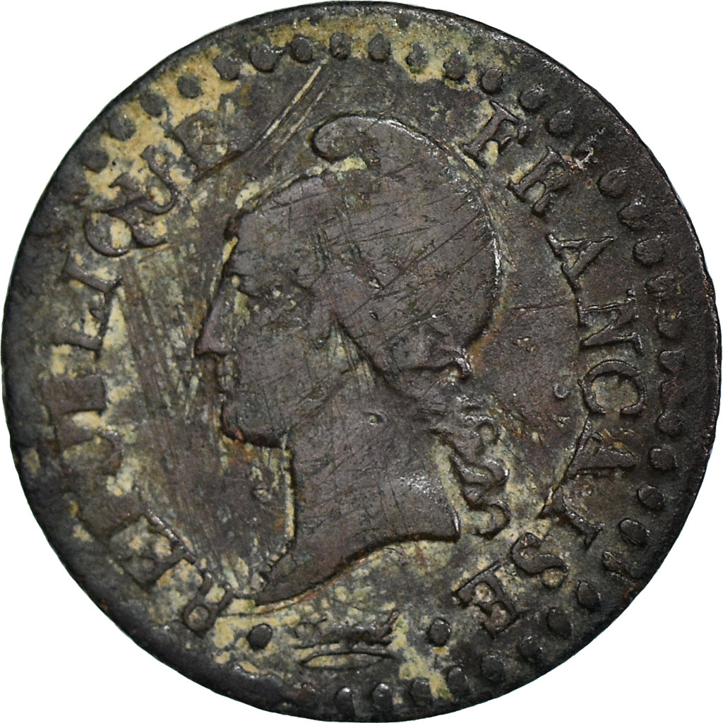 Coin, France, Centime, AN 7