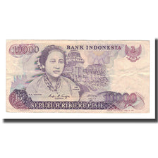 Banknote, Indonesia, 10,000 Rupiah, 1985, KM:126a, VF(20-25)