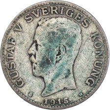 Moneda, Suecia, 1 Krona, 1915