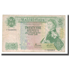 Banknote, Mauritius, 25 Rupees, KM:32b, VF(20-25)