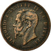 Monnaie, Italie, Vittorio Emanuele II, 5 Centesimi, 1861, Milan, TTB, Cuivre