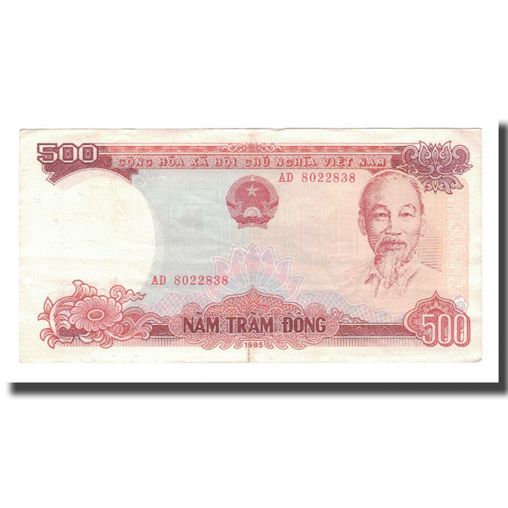 Banknote, Vietnam, 500 D<ox>ng, 1985, KM:99a, AU(50-53)