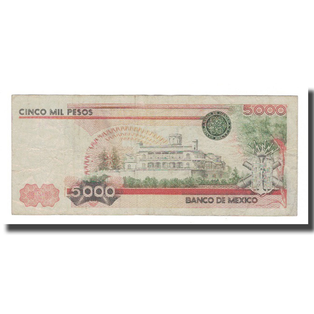 Banknote, Mexico, 5000 Pesos, 1983, 1983-07-26, KM:83b, VF(20-25)