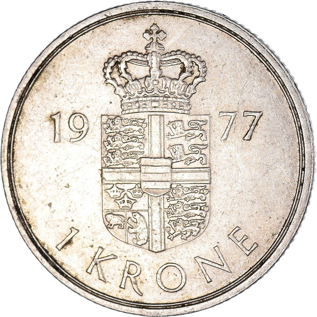 Monnaie, Danemark, Krone, 1977