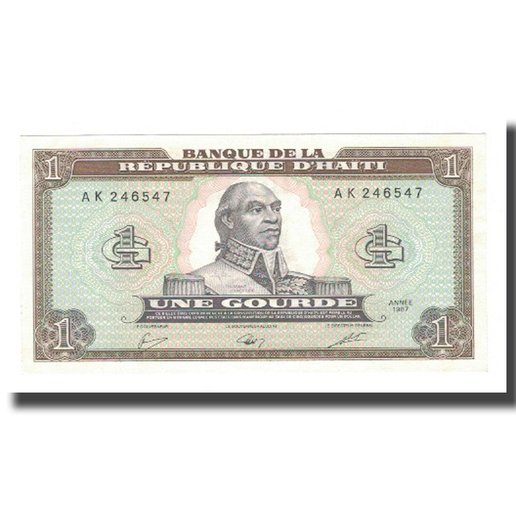 Banknote, Haiti, 1 Gourde, 1987, KM:245a, UNC(64)