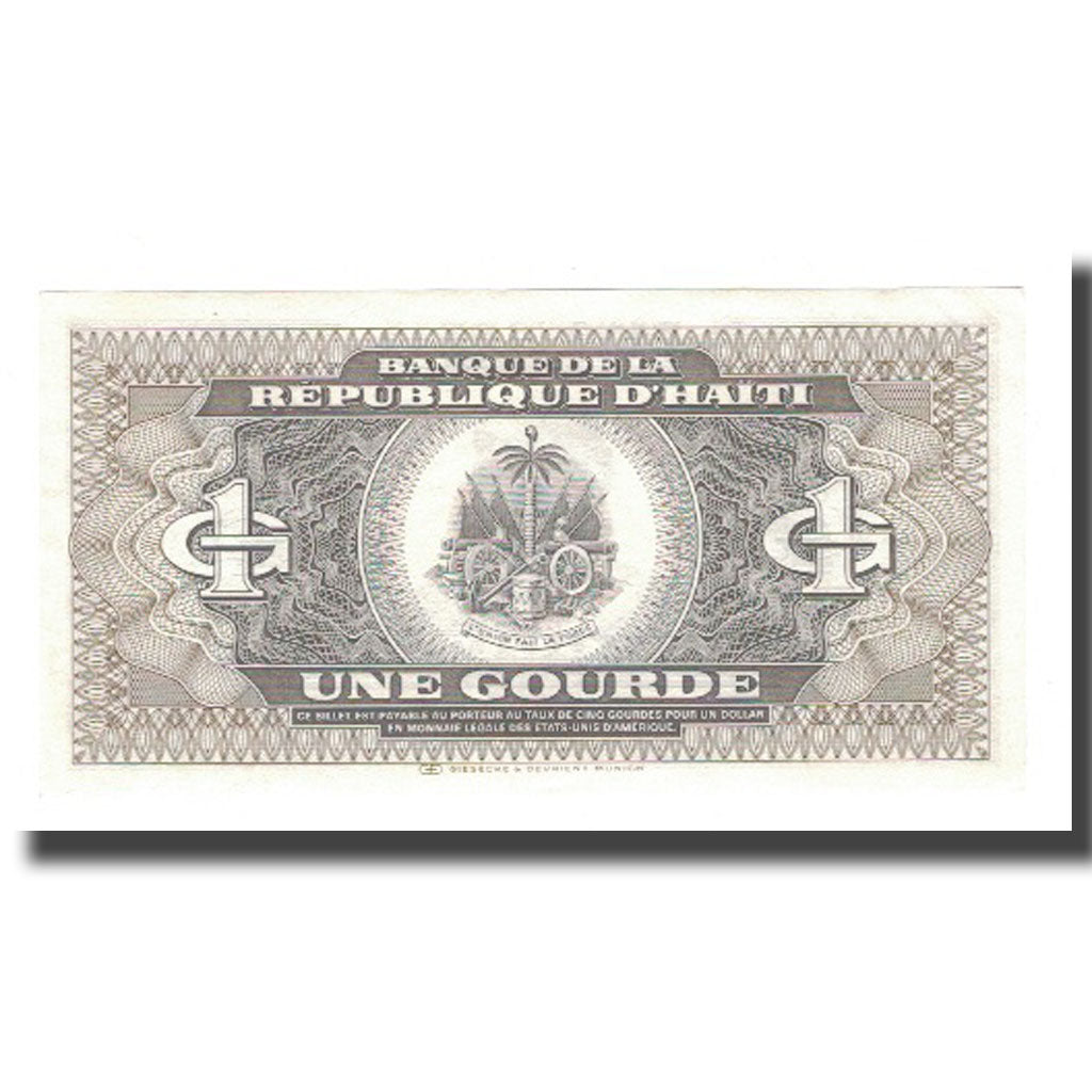 Banknote, Haiti, 1 Gourde, 1987, KM:245a, UNC(64)