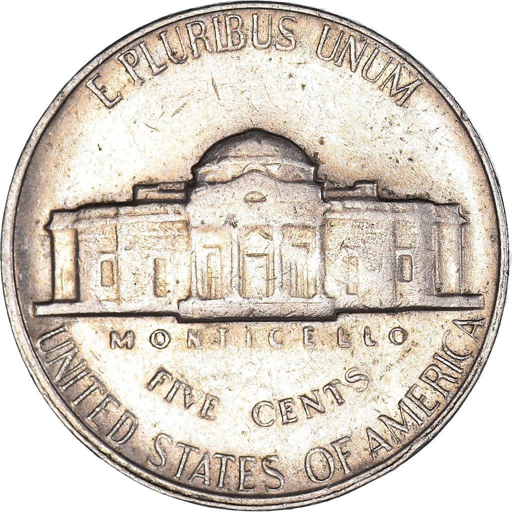 Münze, Vereinigte Staaten, 5 Cents, 1968