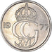 Moneda, Suecia, 25 Öre, 1977