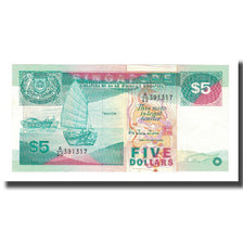 Banknote, Singapore, 5 Dollars, KM:19, EF(40-45)