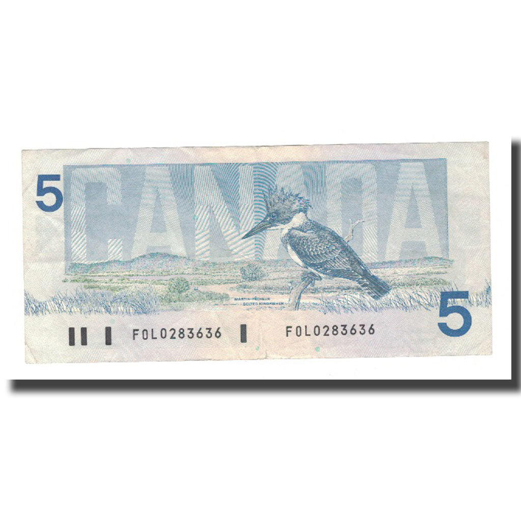 Banknote, Canada, 5 Dollars, 1986, KM:95b, VF(30-35)