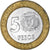 Moeda, República Dominicana, 5 Pesos, 2002