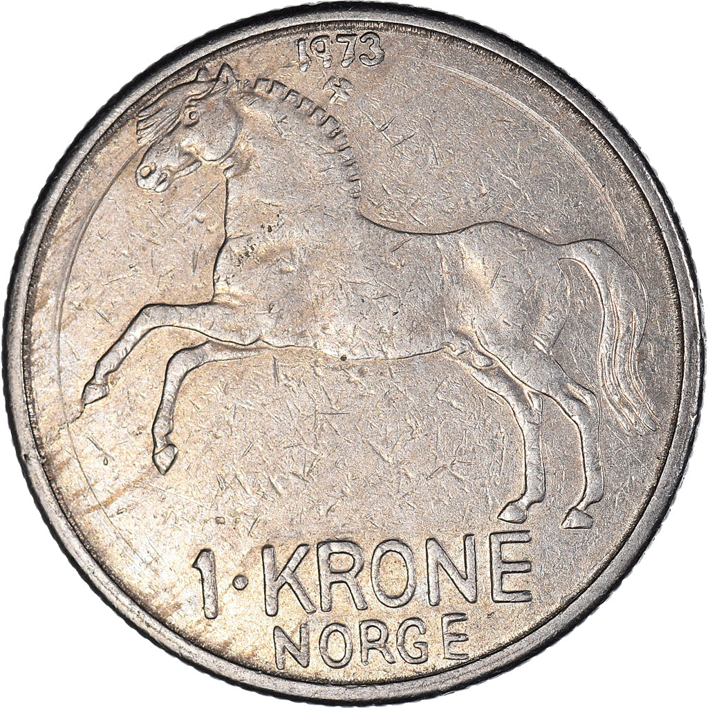 Moneda, Noruega, Krone, 1973