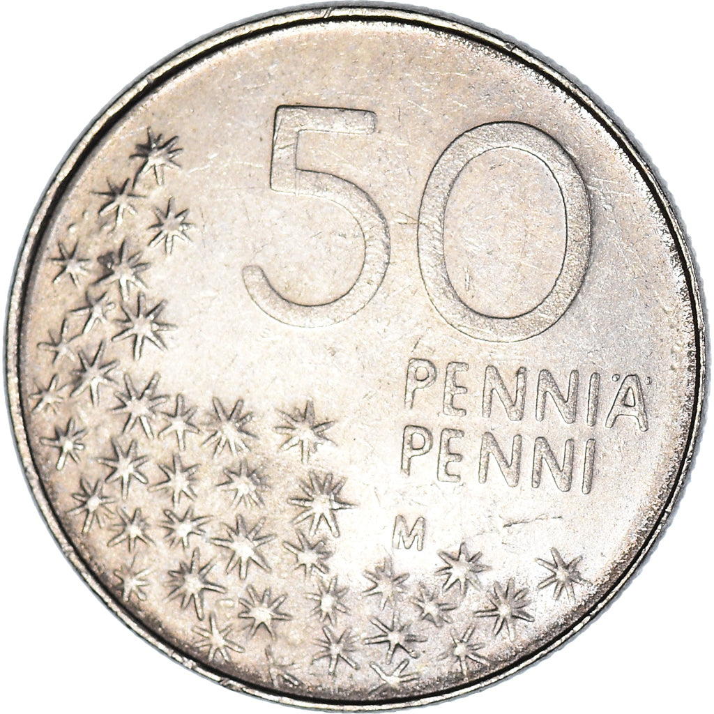 Moneta, Finlandia, 50 Penniä, 1992