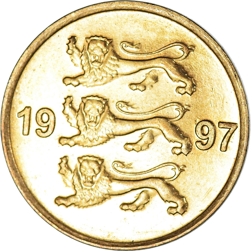 Coin, Estonia, 10 Senti, 1997