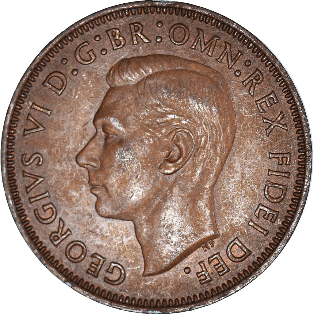 Moeda, Grã-Bretanha, 1/2 Penny, 1951