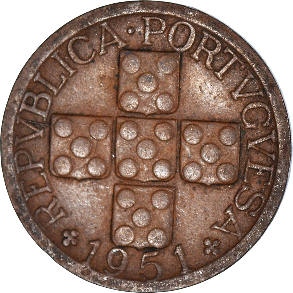 Moneda, Portugal, 20 Centavos, 1951