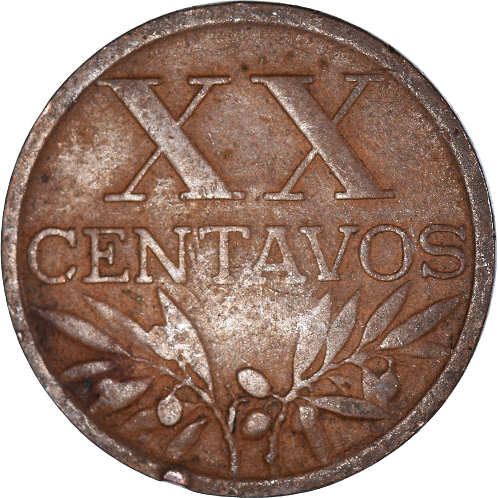 Moneda, Portugal, 20 Centavos, 1951