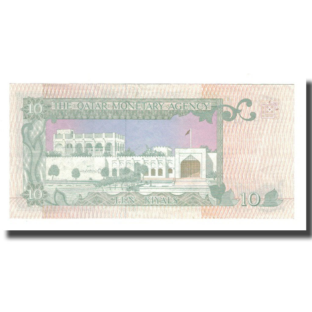 Banknote, Qatar, 10 Riyals, KM:9, EF(40-45)