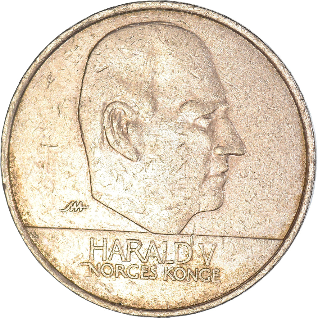 Münze, Norwegen, 20 Kroner, 1995