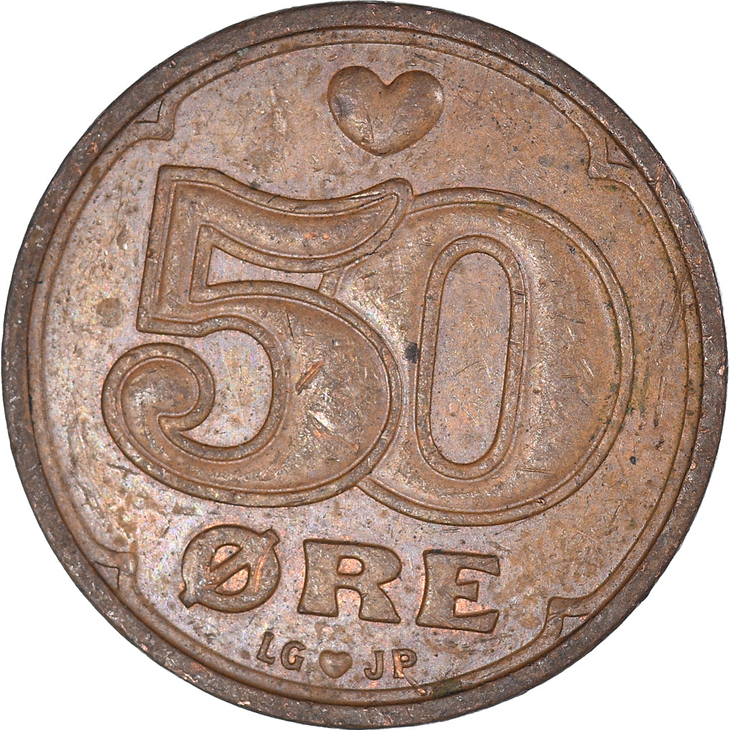 Moneta, Dania, 50 Öre, 1994
