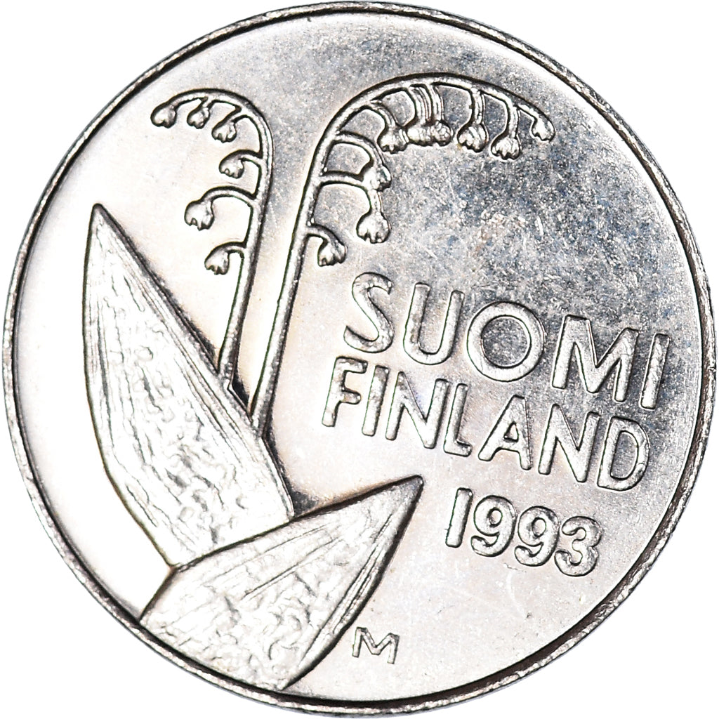 Coin, Finland, 10 Pennia, 1993
