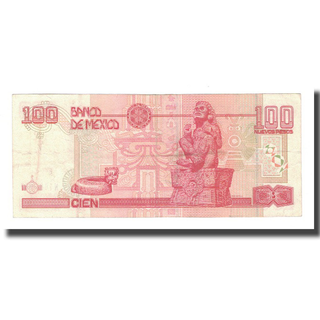 Banknote, Mexico, 100 Nuevos Pesos, 1992, 1992-12-10, KM:102, EF(40-45)