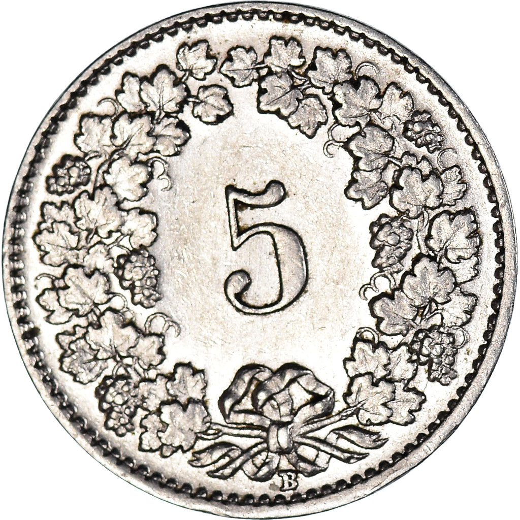 Moneta, Szwajcaria, 5 Rappen, 1937