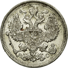Coin, Russia, Nicholas II, 20 Kopeks, 1913, Saint-Petersburg, AU(55-58), Silver