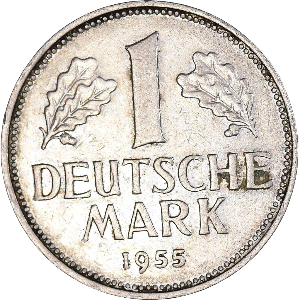Coin, GERMANY - FEDERAL REPUBLIC, Mark, 1955