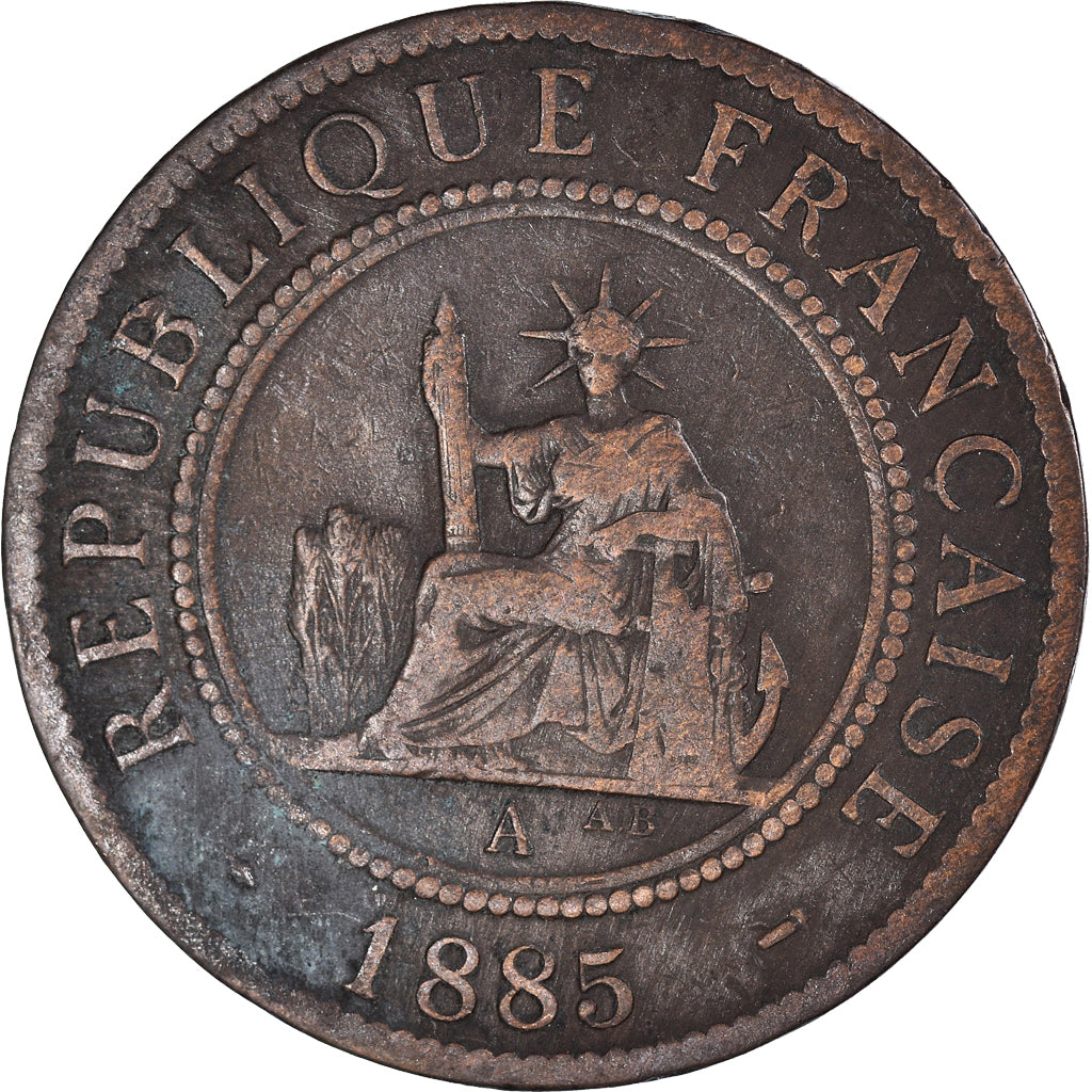 Coin, FRENCH INDO-CHINA, Cent, 1885