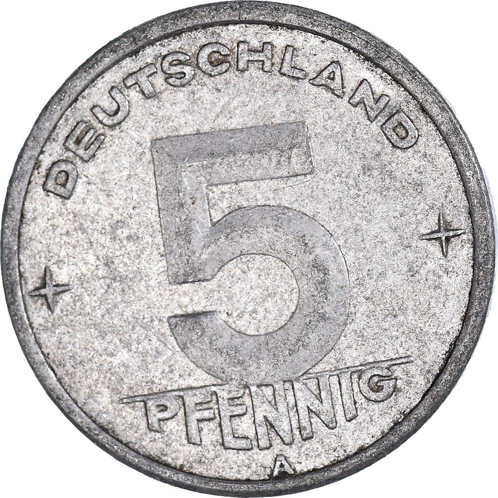 Münze, GERMAN-DEMOCRATIC REPUBLIC, 5 Pfennig, 1948