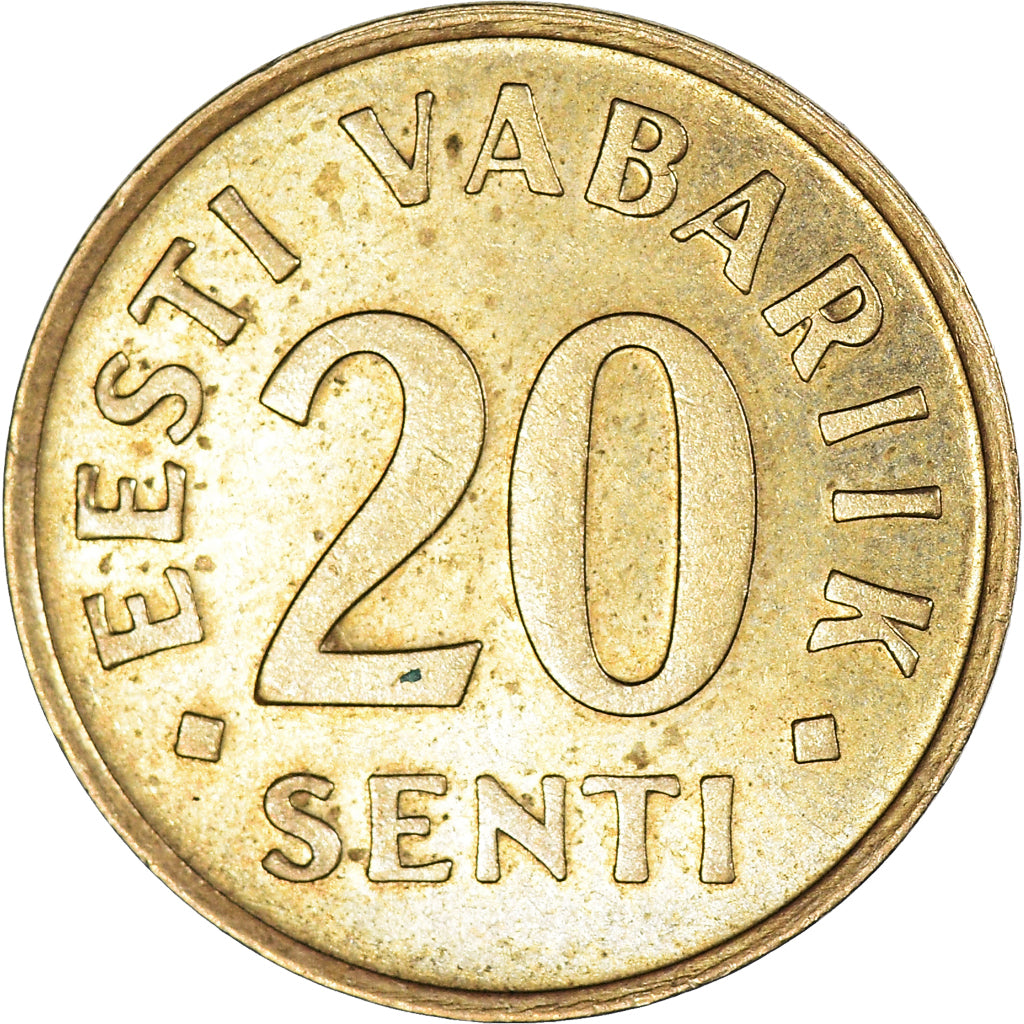 Coin, Estonia, 20 Senti, 1996