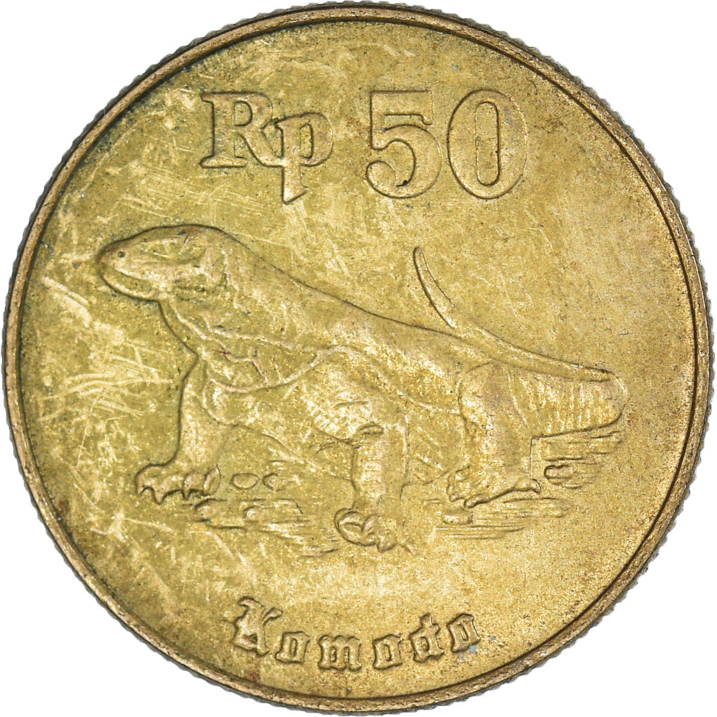 Monnaie, Indonésie, 50 Rupiah, 1998