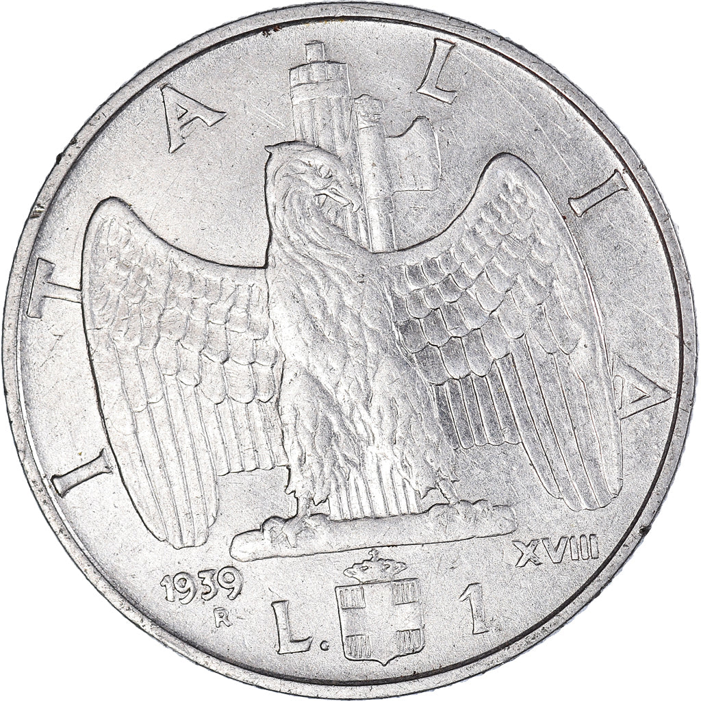 Moneta, Italia, Lira, 1939