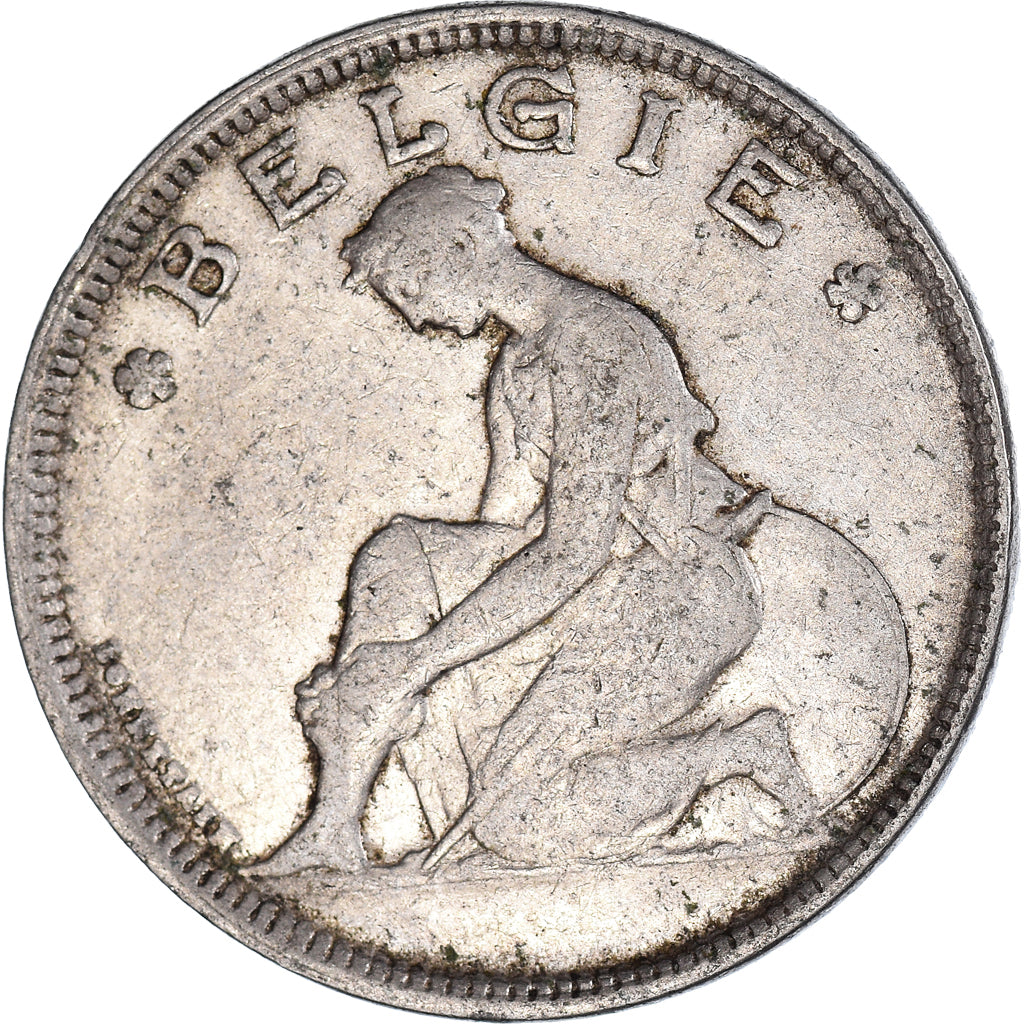 Monnaie, Belgique, 2 Francs, 2 Frank, 1925