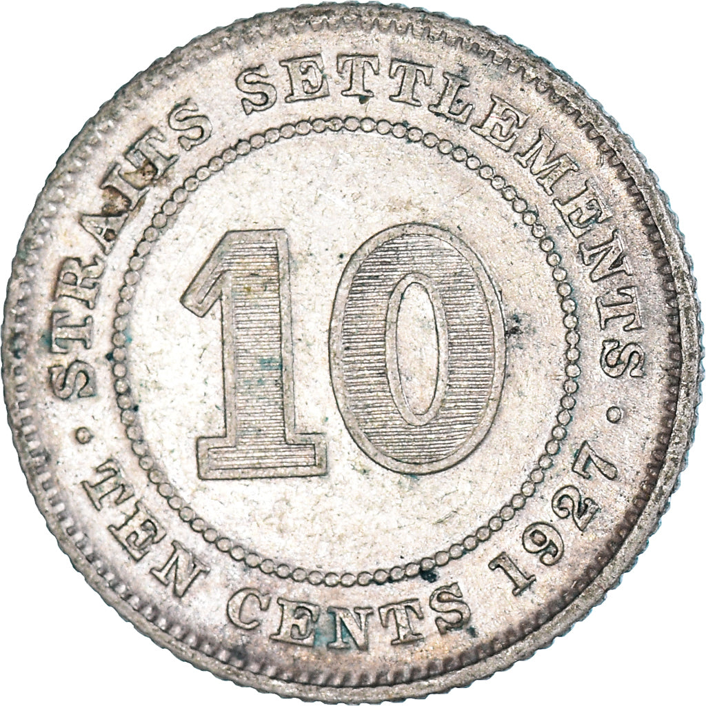Münze, Straits Settlements, 10 Cents, 1927
