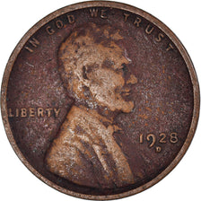 Coin, United States, Cent, 1928