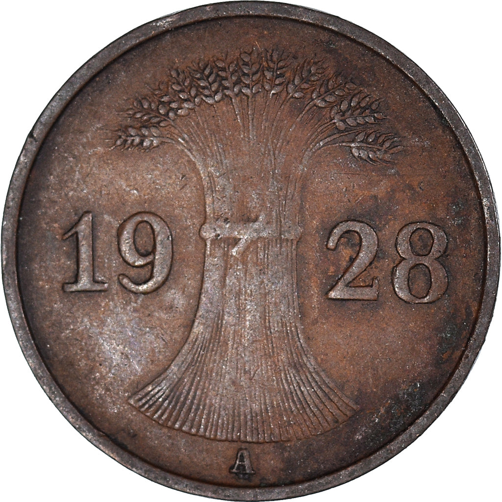 Moneta, Germania, Reichspfennig, 1928