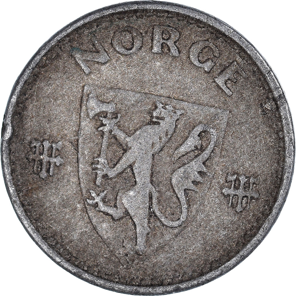 Moneda, Noruega, 25 Öre, 1943