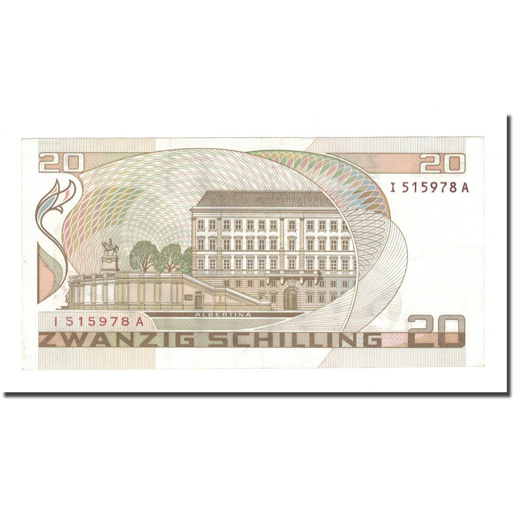 Billete, 20 Schilling, 1986, Austria, 1986-10-01, KM:148, MBC+