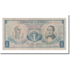 Banknote, Colombia, 1 Peso Oro, KM:404b, VF(20-25)